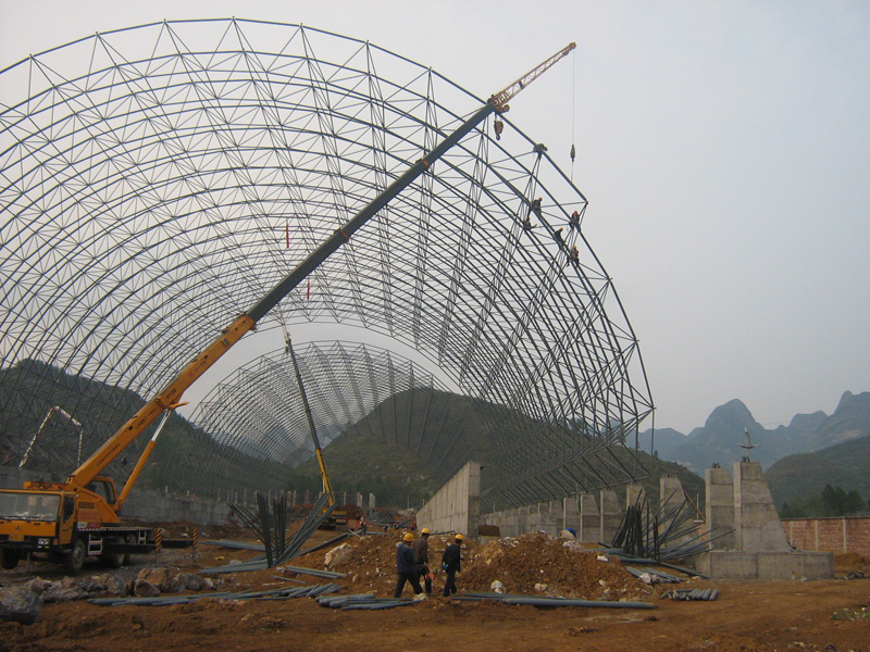 南宫电厂网架煤棚